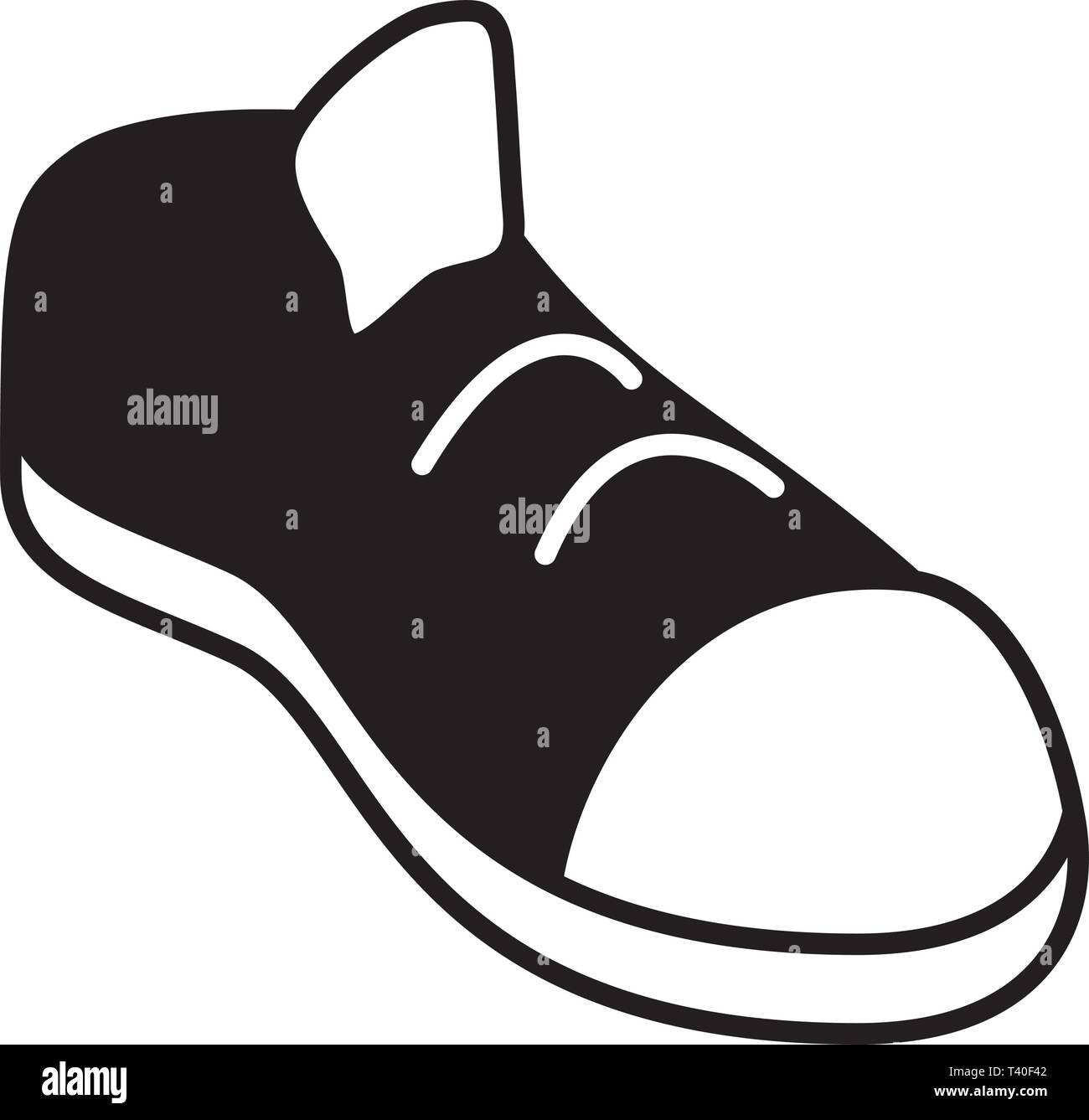 sneaker sport black and white Stock Vector Image & Art - Alamy
