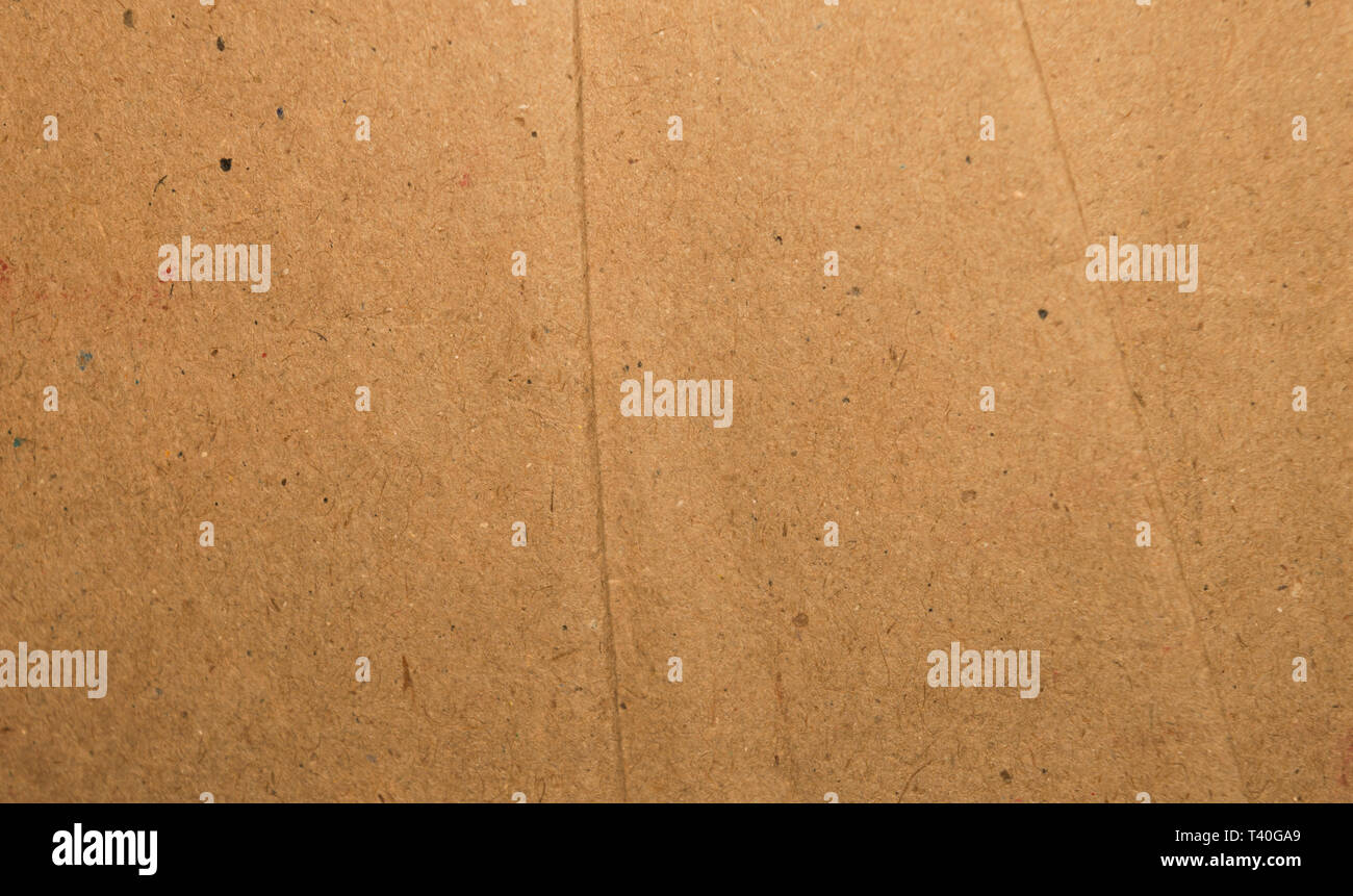 Surface Of Cut And Torn Sheet Brown Color Old And Vintage