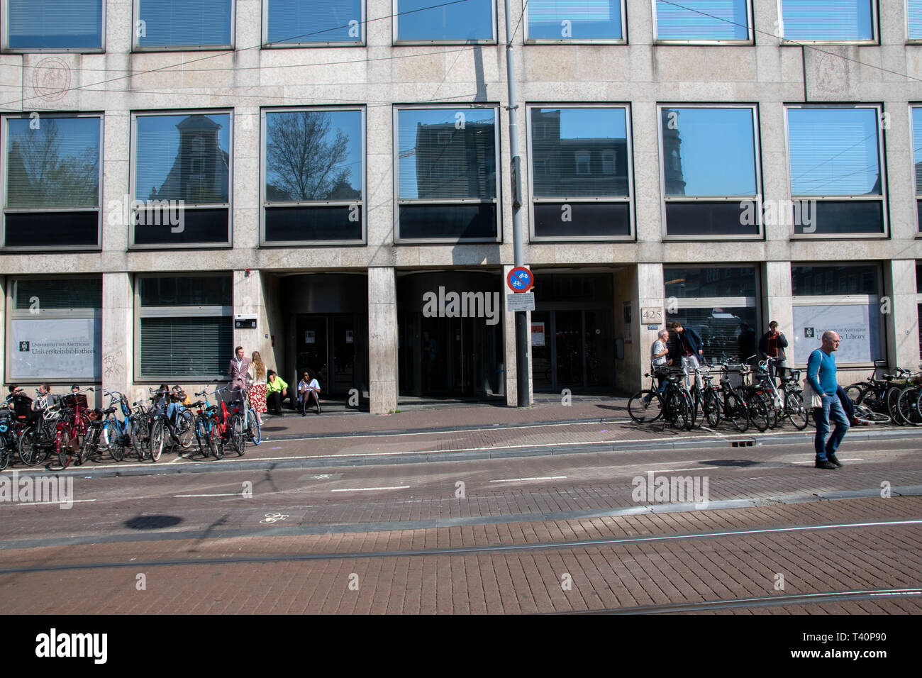 UVA Universiteitsbibliotheek At Amsterdam The Netherlands 2019 Stock Photo