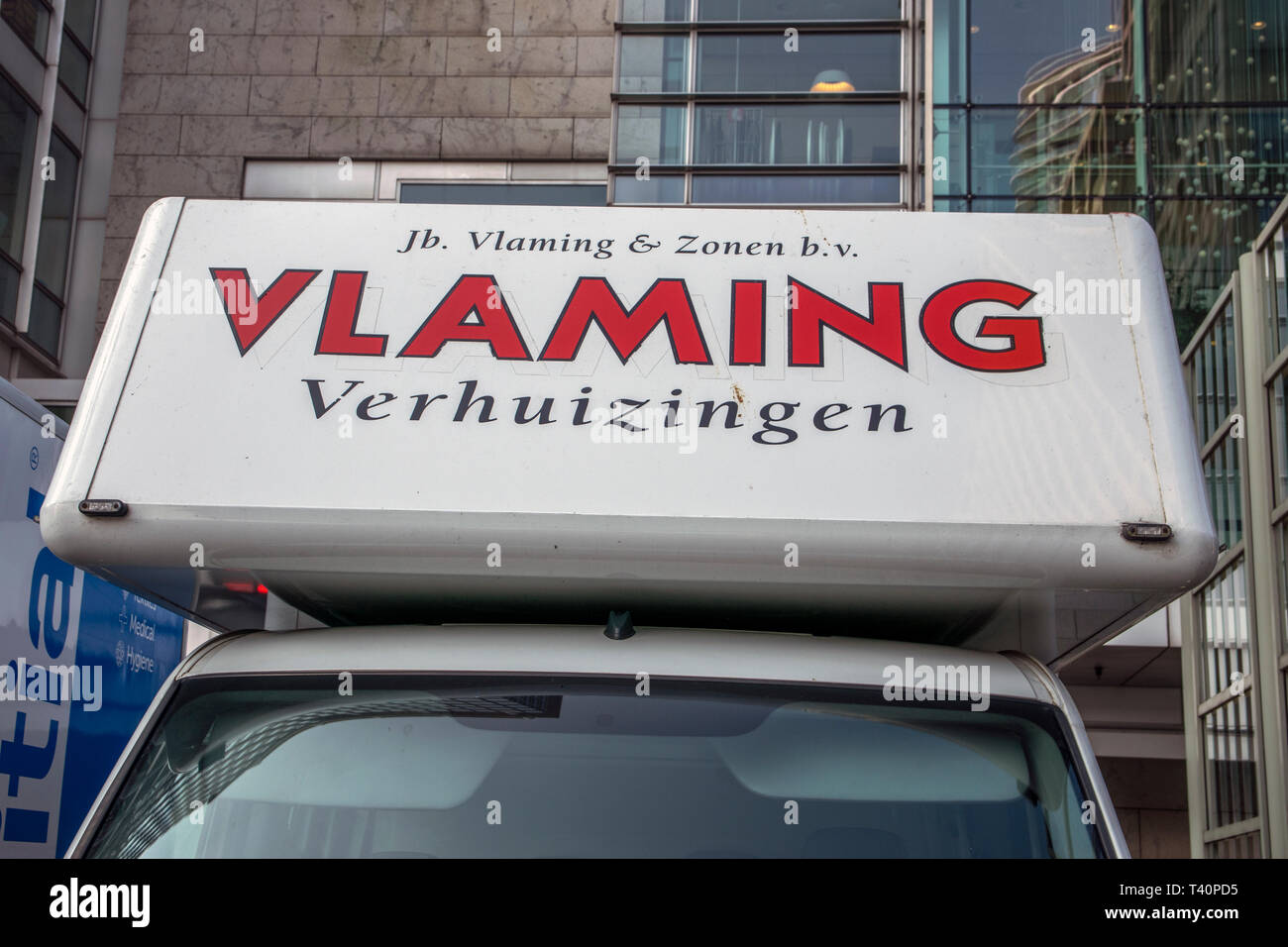 Vlaming Moving Company At Amsterdam The Netherlands 2019 Stock Photo