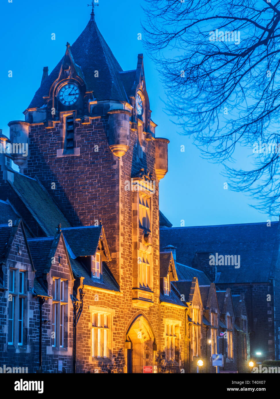 The Stirling Highland Hotel former New High School Spittal Street City