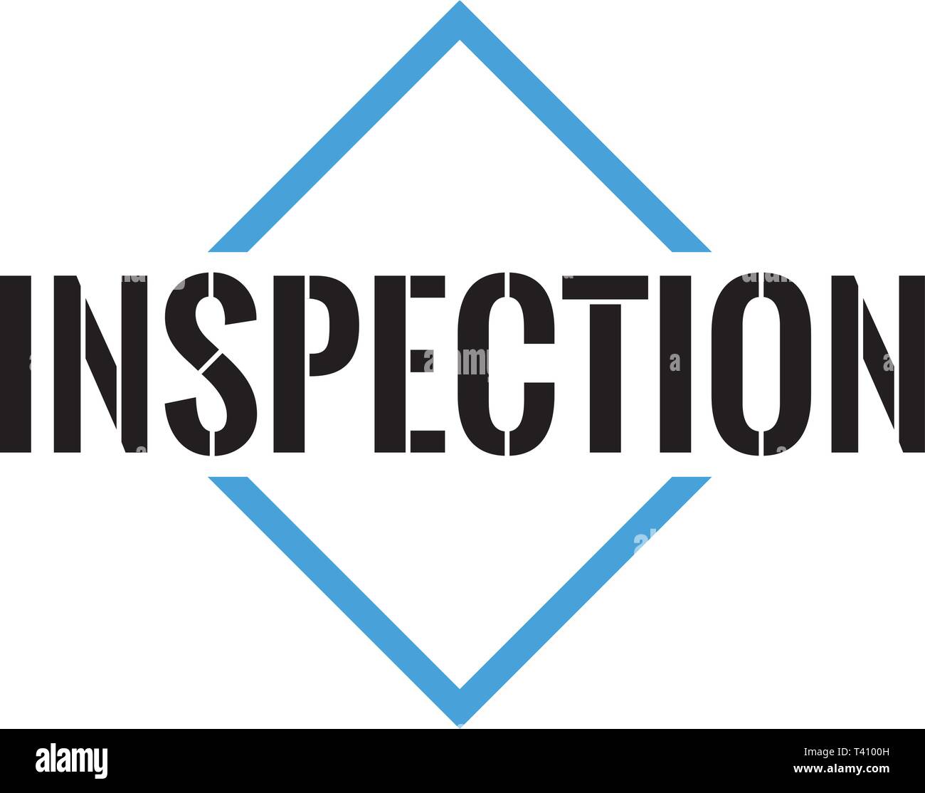 inspection Triangle or pyramid line art vector icon Stock Vector
