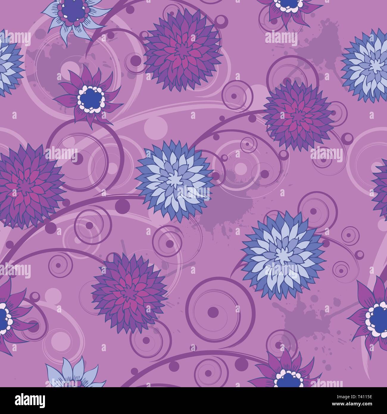 Vector seamless abstract hand-drawn pattern Stock Vector Image & Art ...