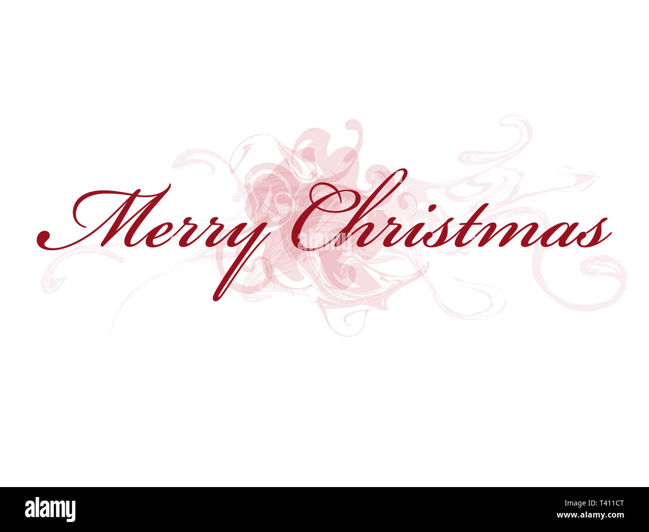 Merry Christmas Text Stock Photo