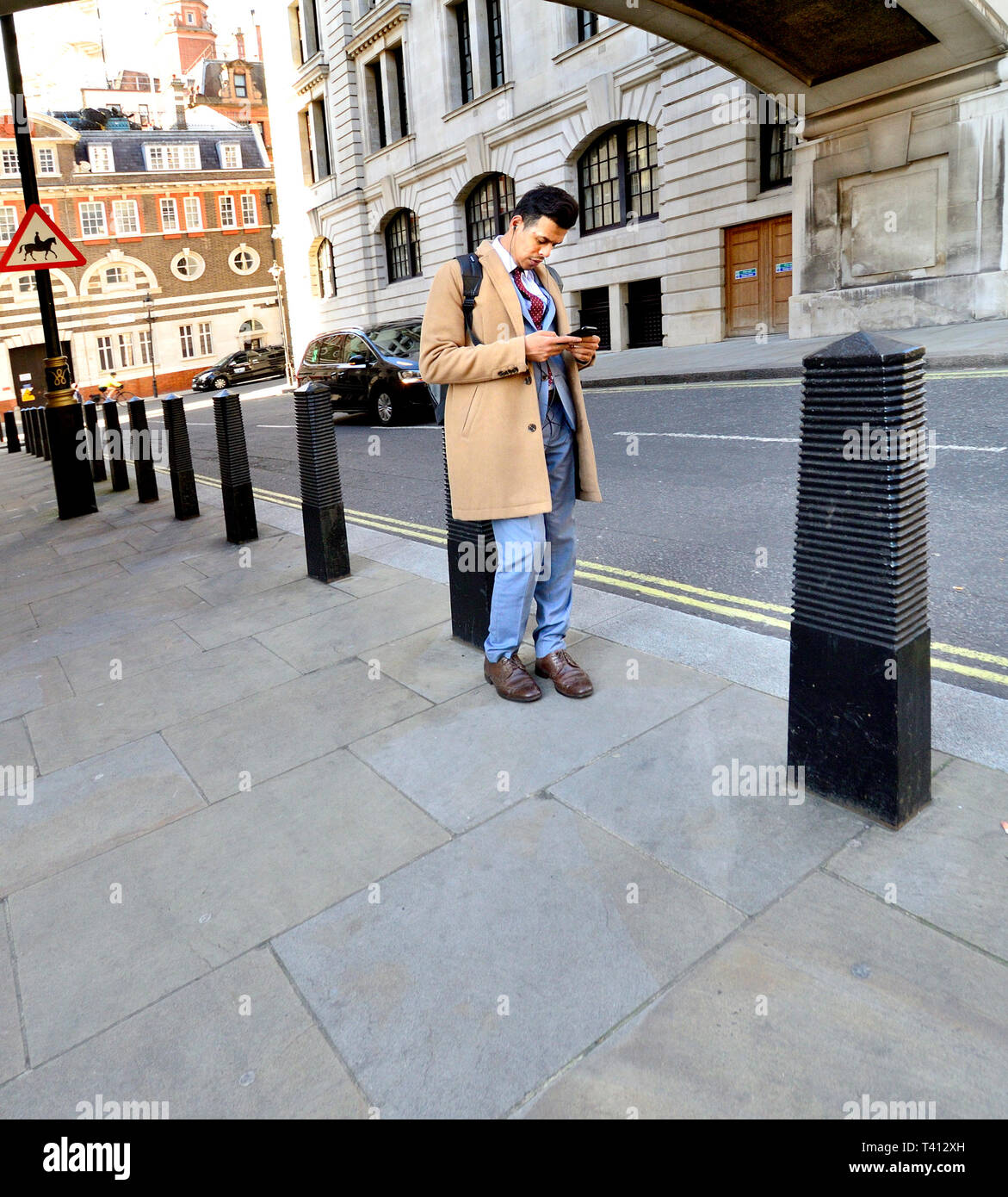 Man in the mobile hires stock photography and images Alamy