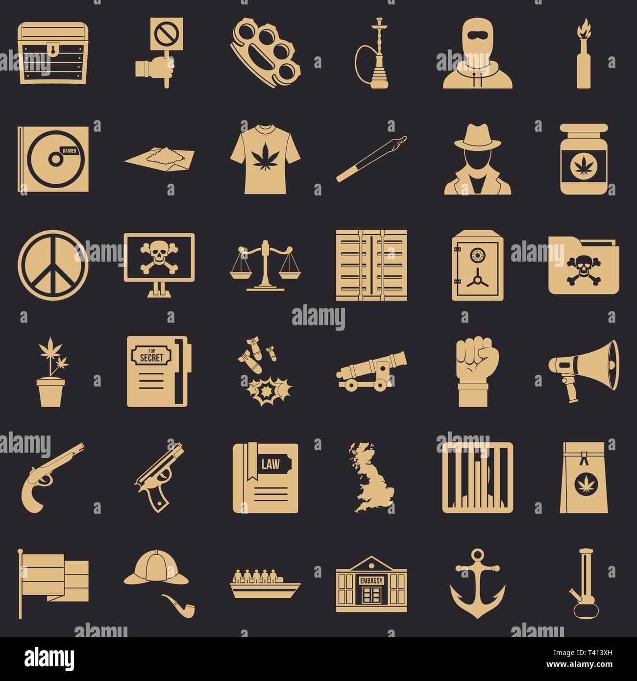 Guilty secret Stock Vector Images - Alamy