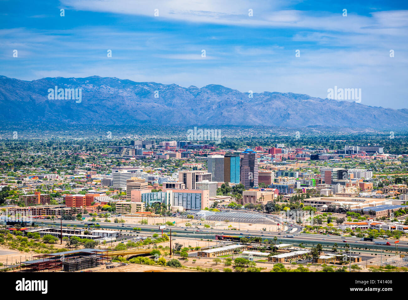 Tucson, Arizona, USA downtown city skyline. Stock Photo