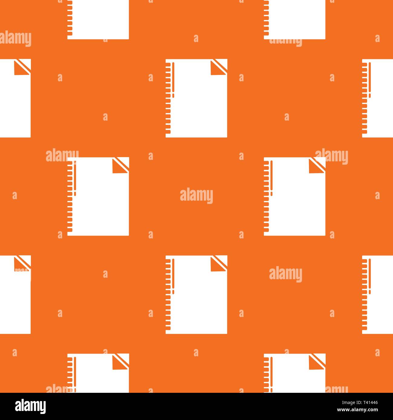 Notebook pattern vector orange Stock Vector Image & Art - Alamy