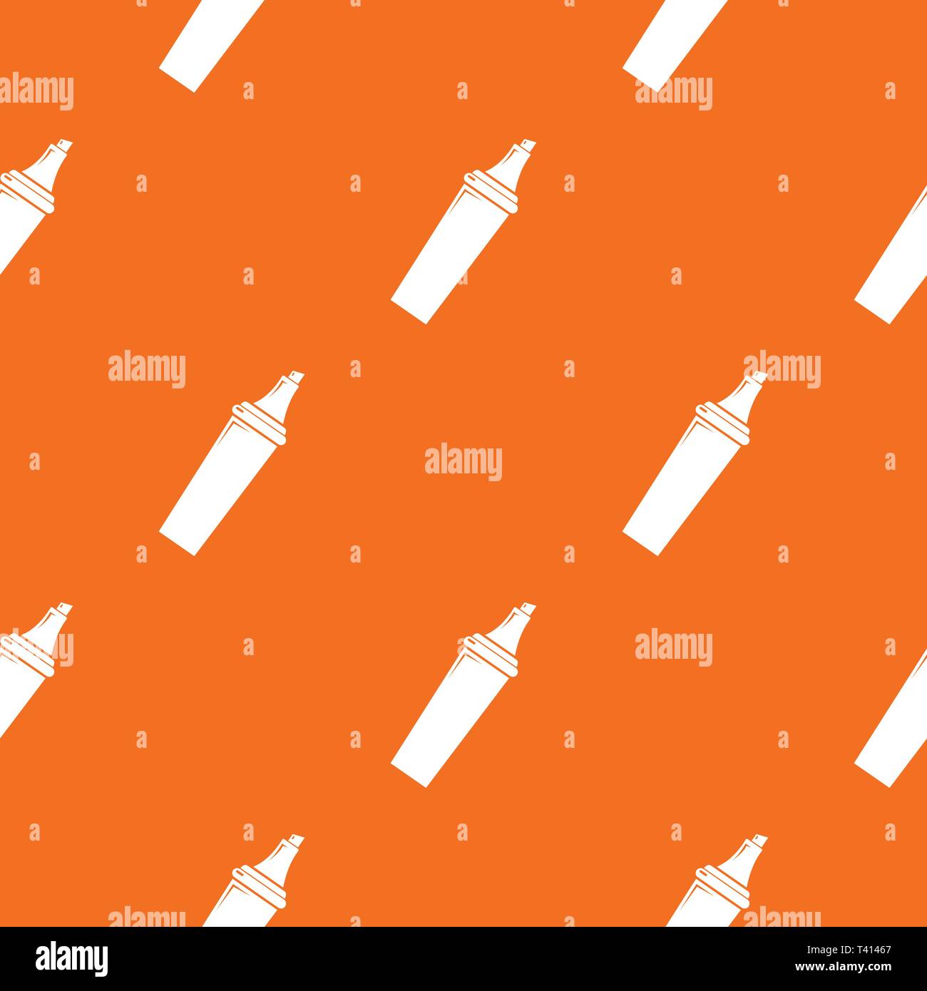 Felt tip pen pattern vector orange Stock Vector Image & Art - Alamy