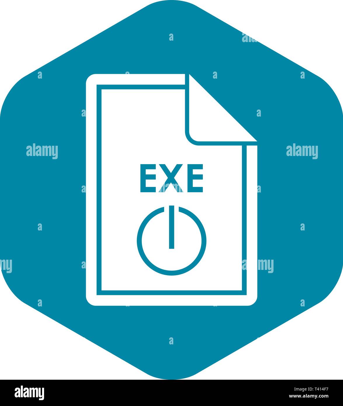 File EXE icon, simple style Stock Vector Image & Art - Alamy