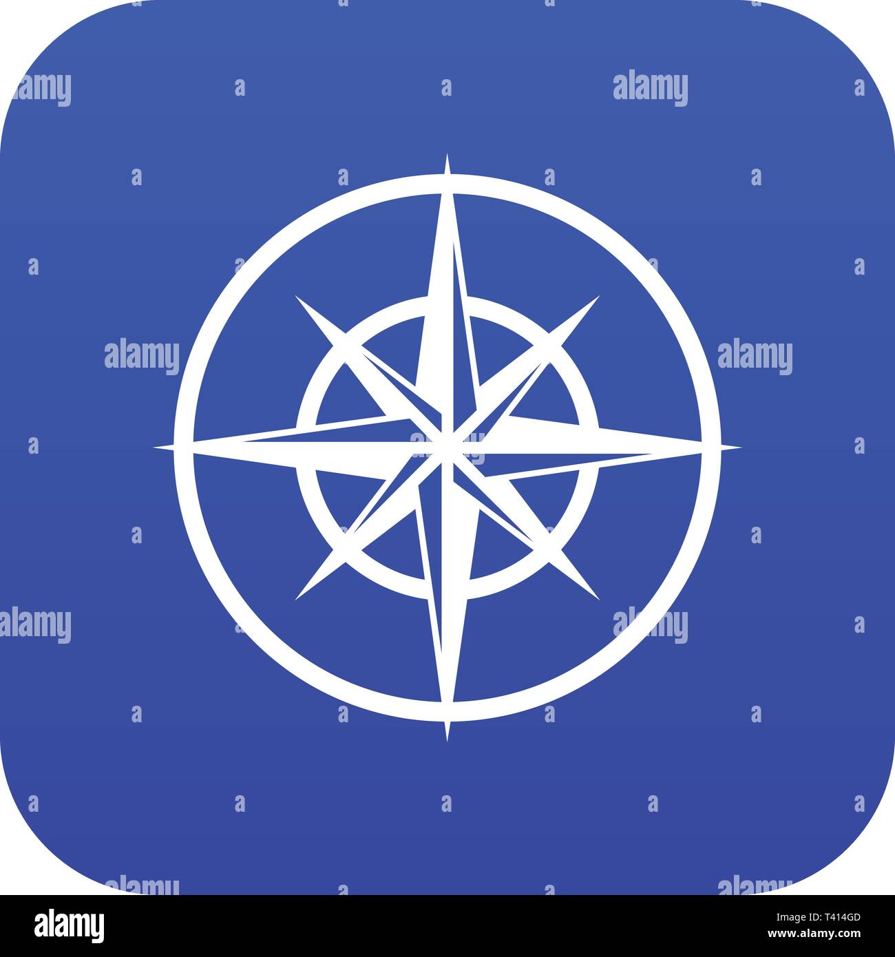 Sign of compass to determine cardinal directions Stock Vector Image