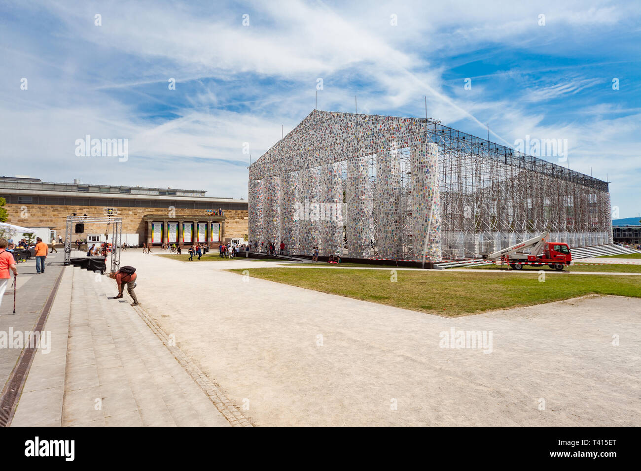 Kassel, Germany - June 15, 2017: The 'Documenta' in Kassel takes place every five years and lasts three months. Stock Photo