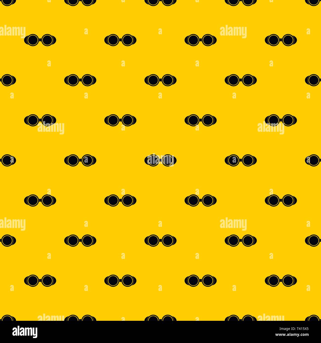 Welding glasses pattern vector Stock Vector