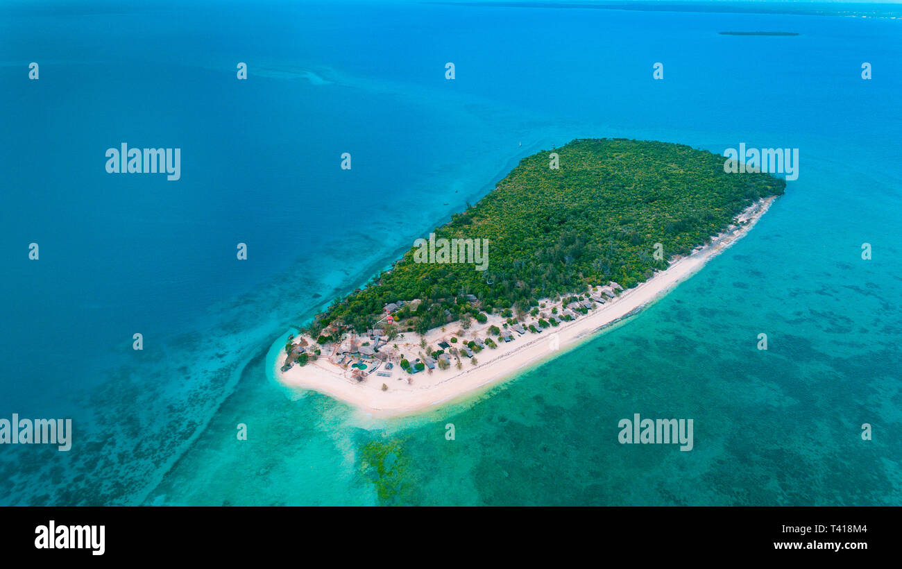 aerial view of the bawe island, Zanzibar Stock Photo - Alamy