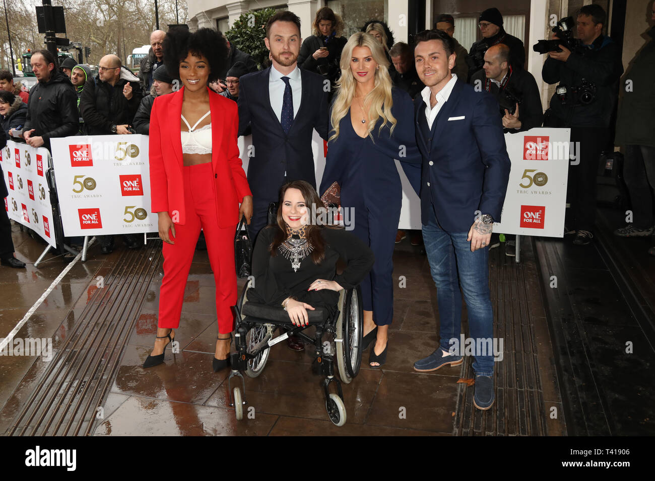 The Tric Awards 50th Anniversary held at Grosvenor Road - Arrivals