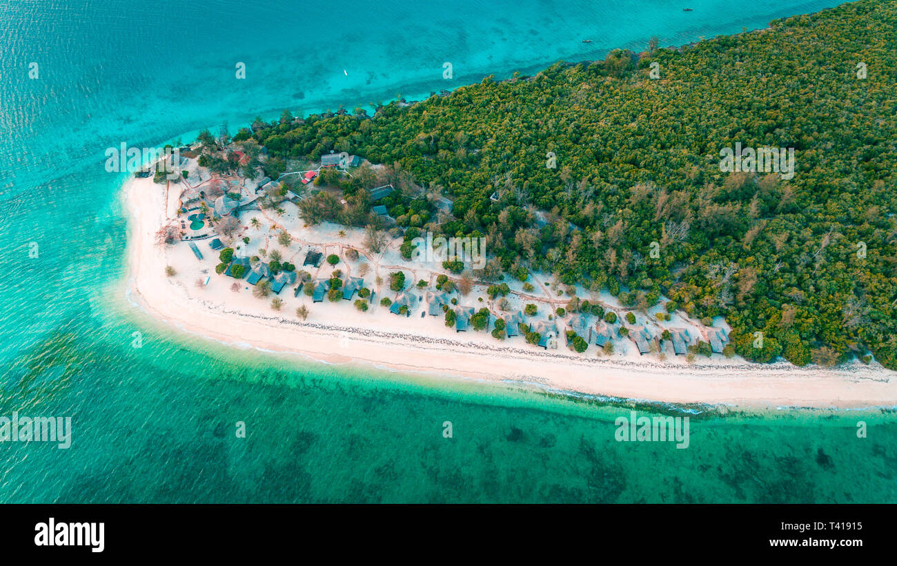 aerial view of the bawe island, Zanzibar Stock Photo - Alamy