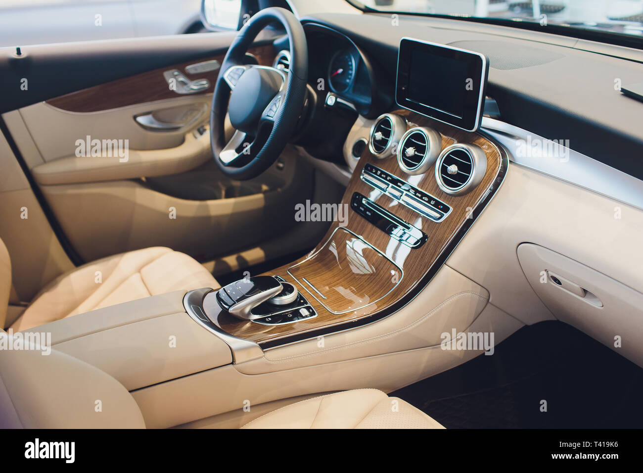 Leather Car Seats High Resolution Stock Photography and Images Alamy