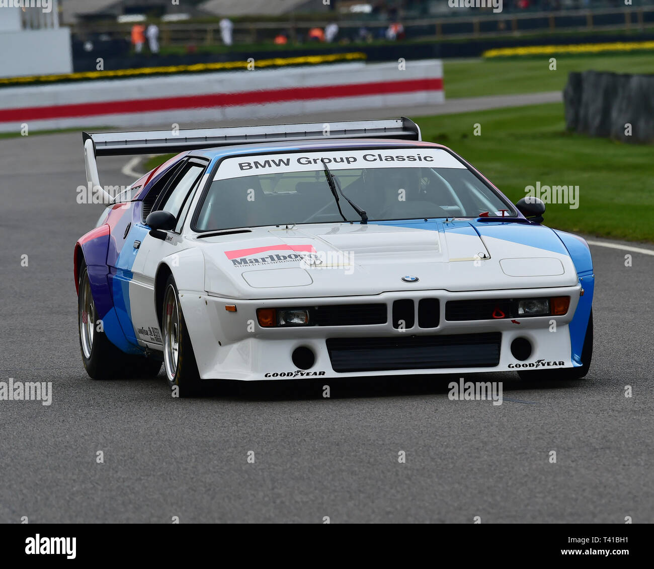 BMW M1 Procar, 77th Members Meeting, Goodwood, West Sussex, England, April 2019, Autosport, cars, circuit racing, classic cars, competition, England,  Stock Photo