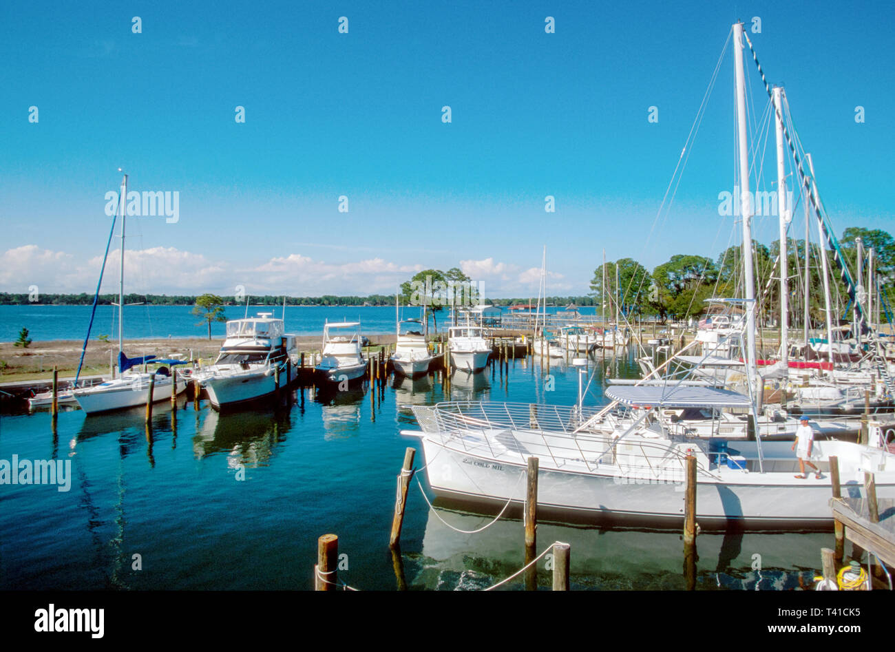 Alabama Orange Beach,Perdido Bay Bear Point Marina Terry Cove boats