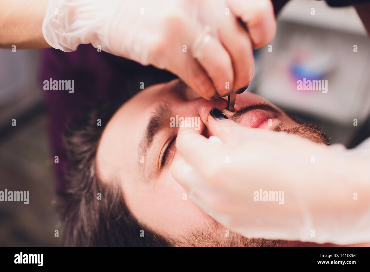 Hair Removal Man S Face Sugaring Epilationsy Ellow Color In