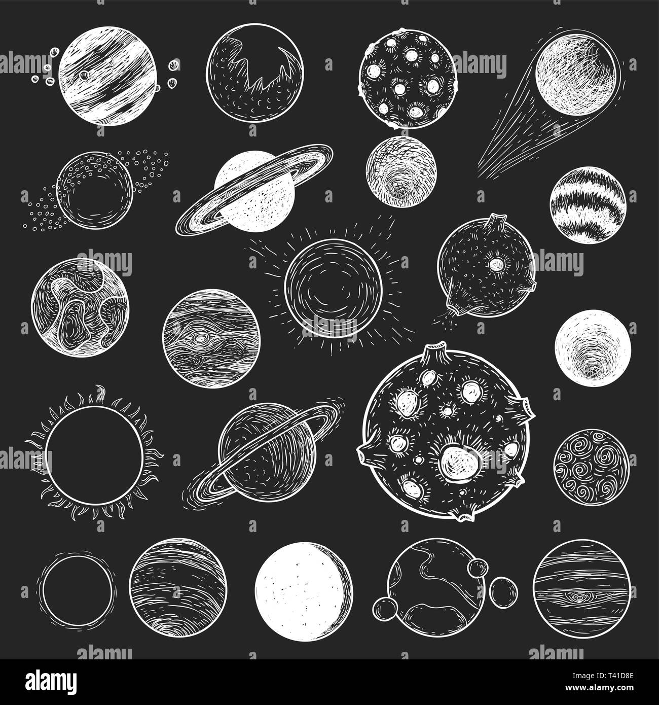 Solar system orbit Black and White Stock Photos & Images Alamy