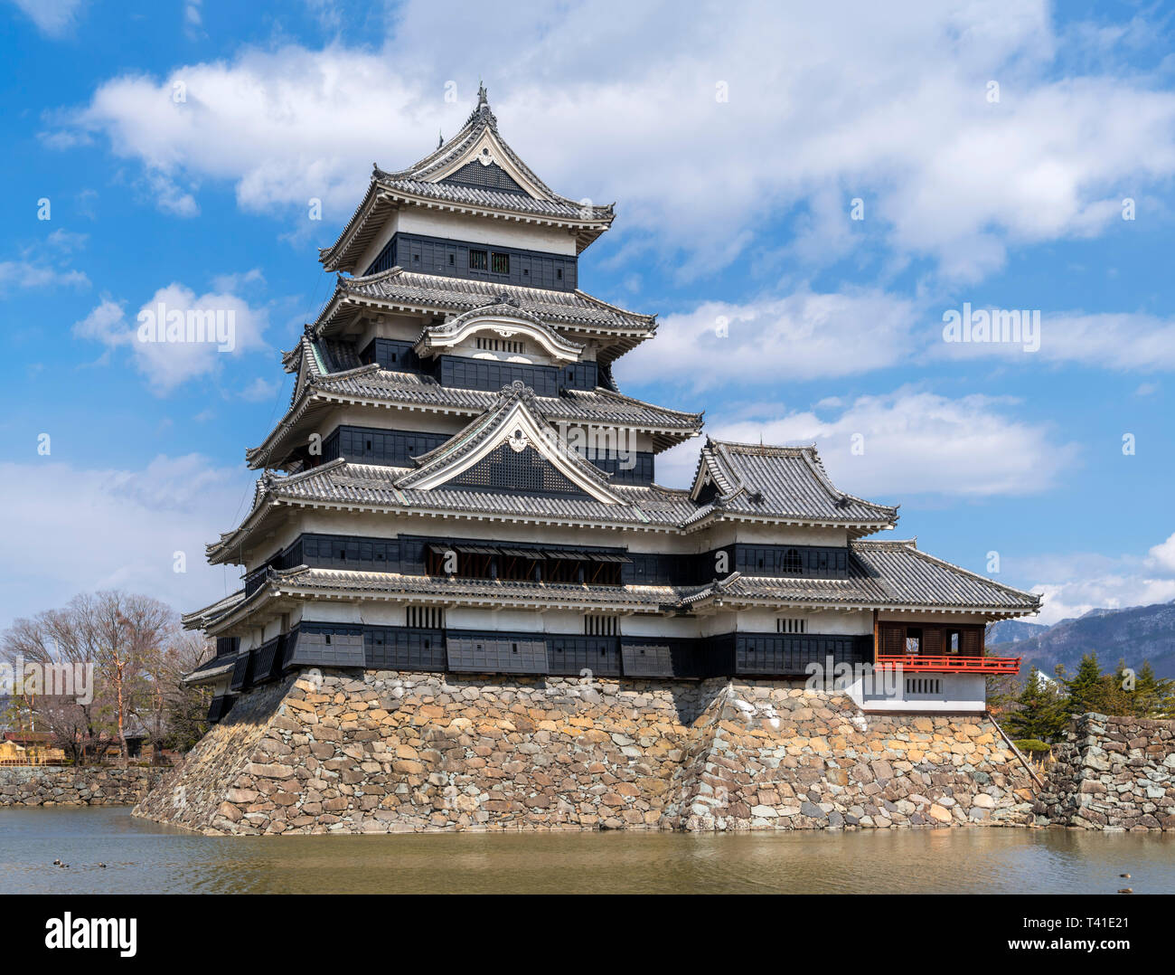 The Keep of Matsumoto Castle, Matsumoto, Japan Stock Photo