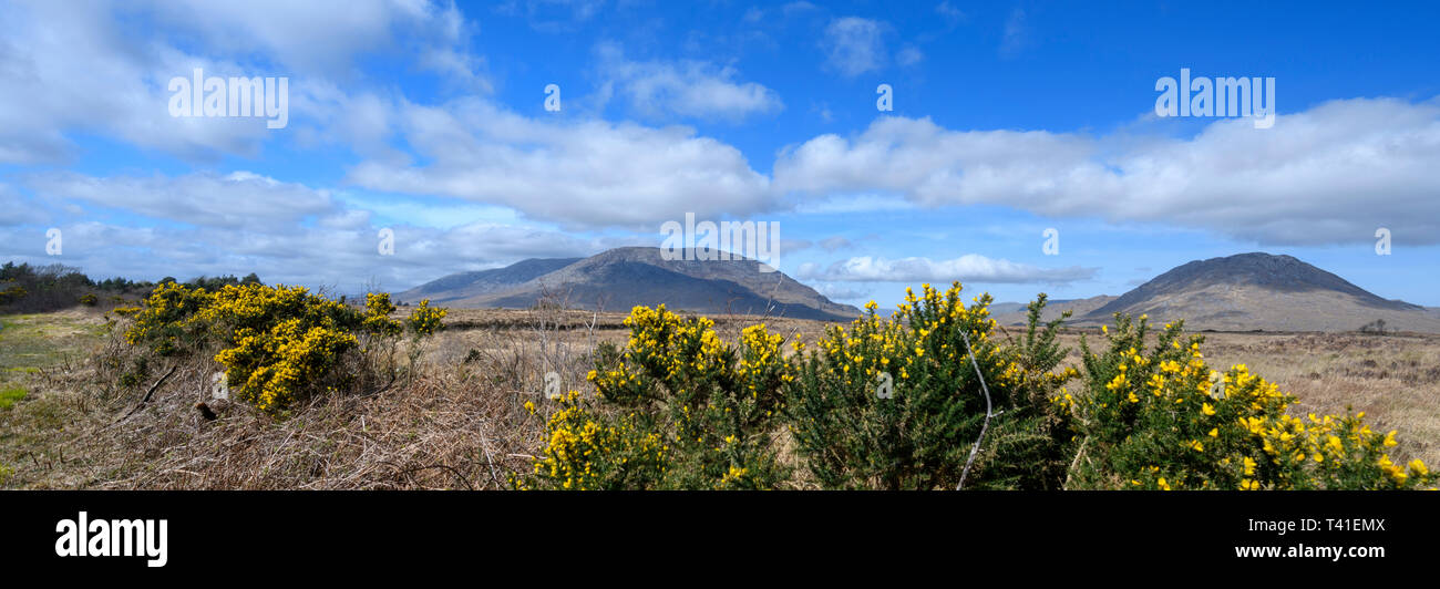 Scenic view near Maam Cross, Ireland Stock Photo