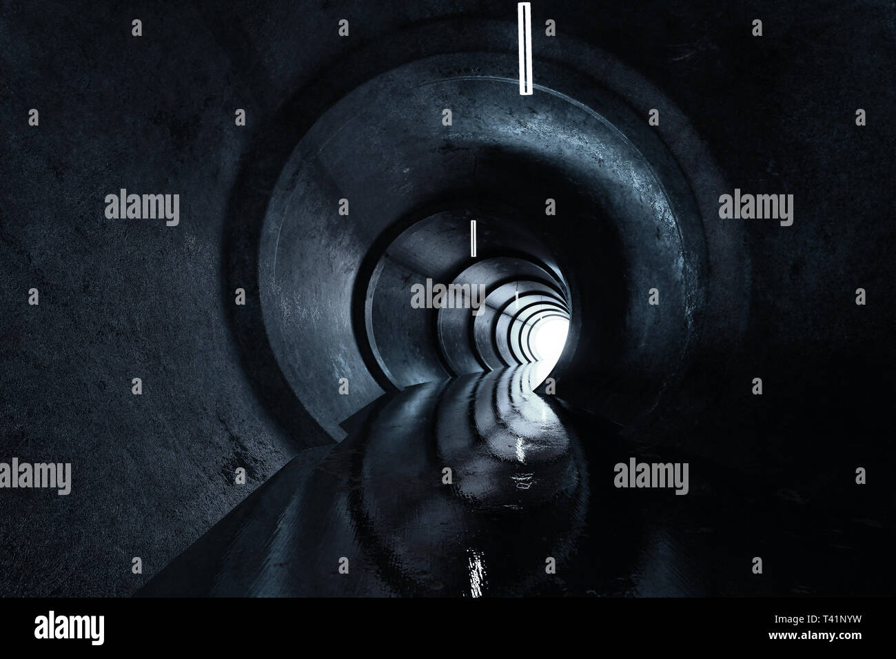 Round tunnel hi-res stock photography and images - Alamy