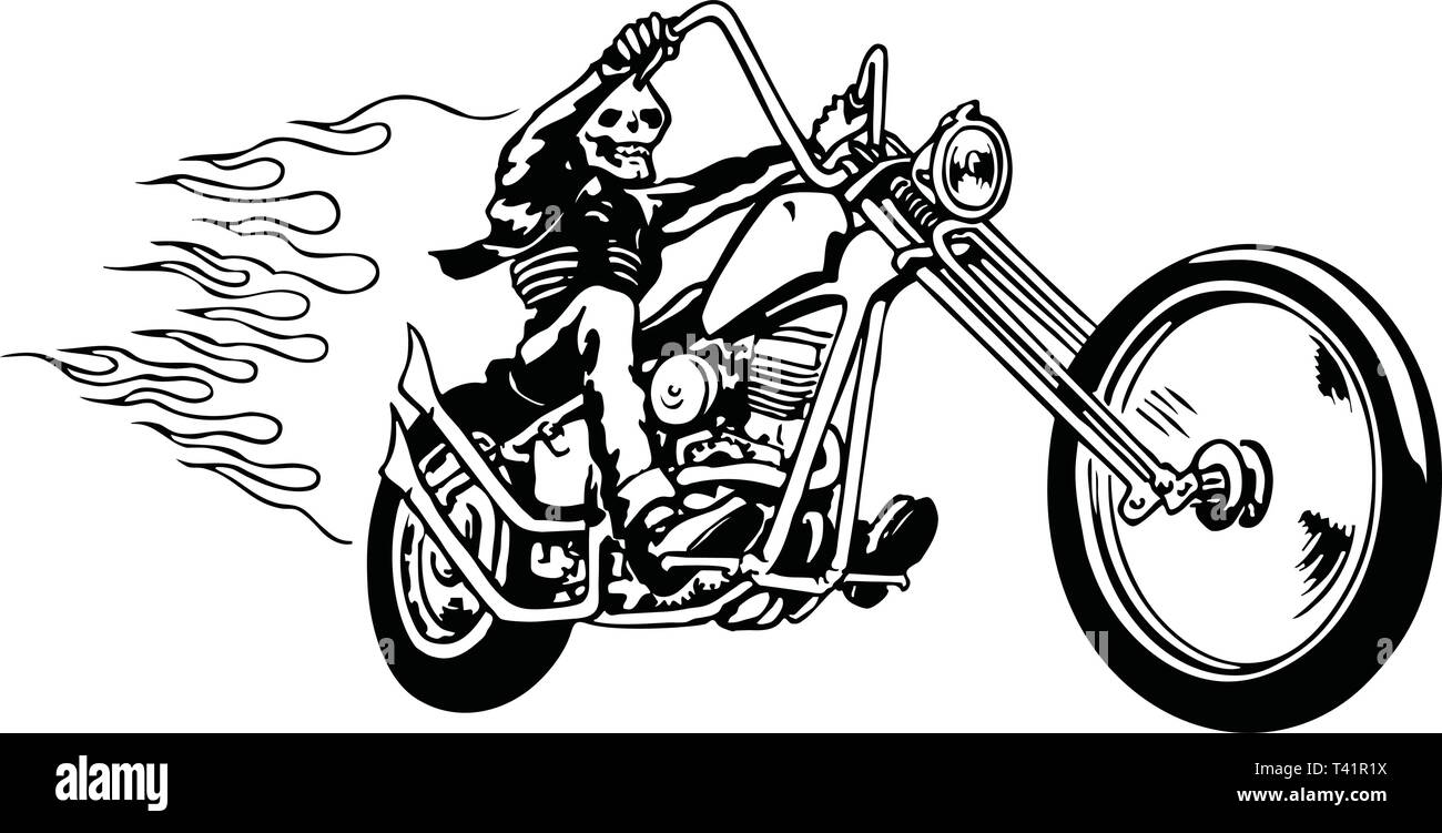 Death Ride Vector Illustration Stock Vector Image & Art - Alamy