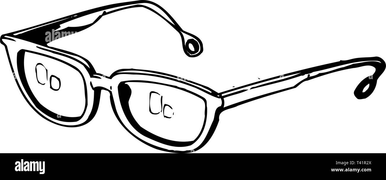 Glasses Vector Illustration Stock Vector Image & Art - Alamy