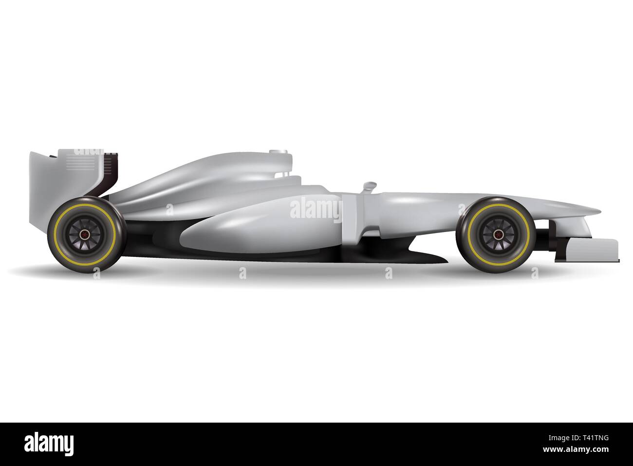 Download Realistic Race Car Template Mock Up Stock Vector Image Art Alamy
