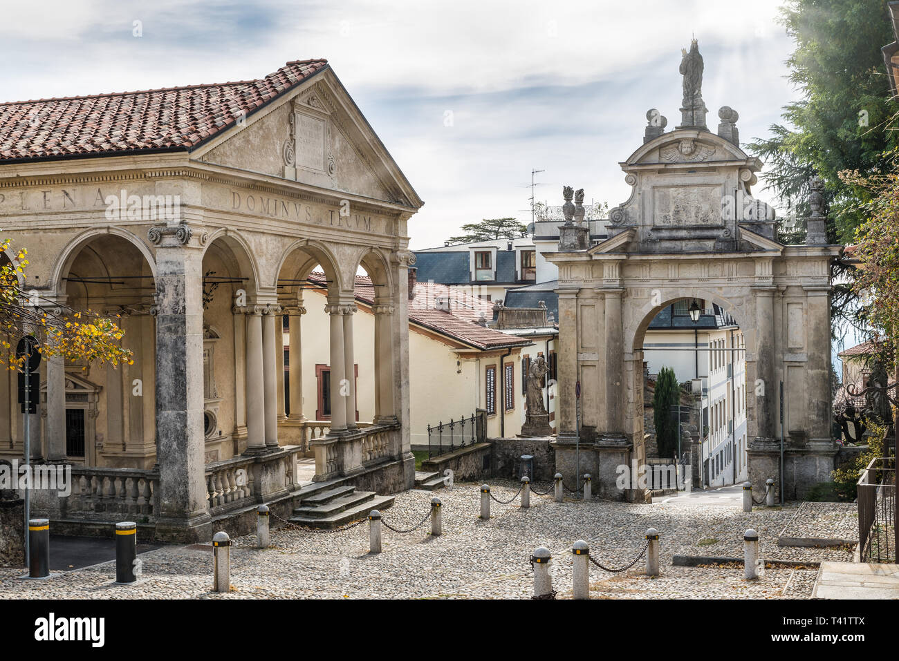Sacro Monte of Varese (Santa Maria del Monte), Italy. Unesco site Stock ...