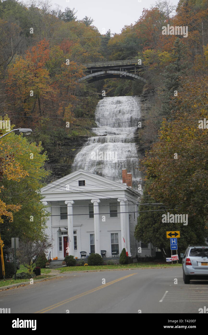 Montour Falls Stock Photo Alamy