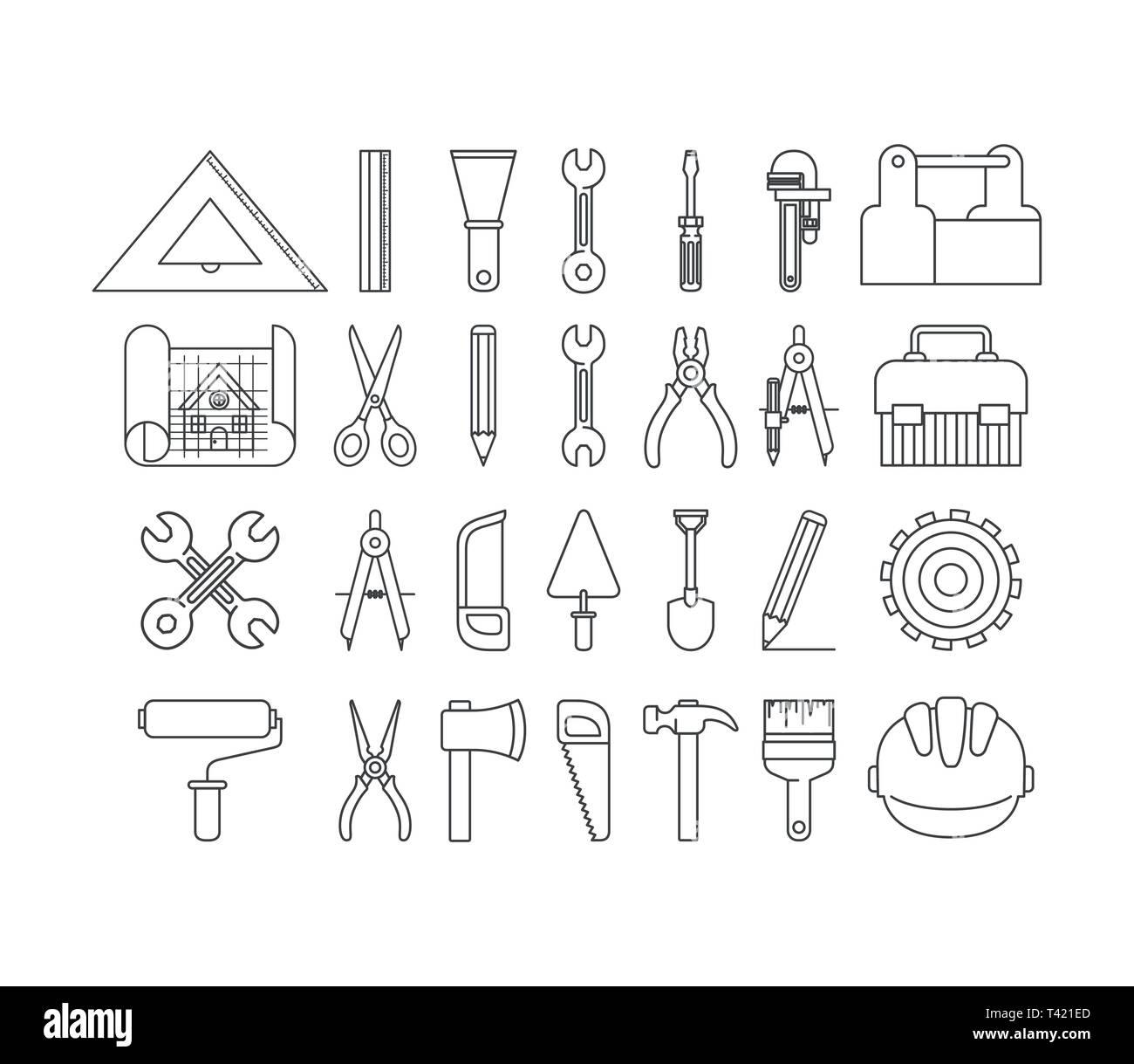 Hardware items Black and White Stock Photos & Images Alamy