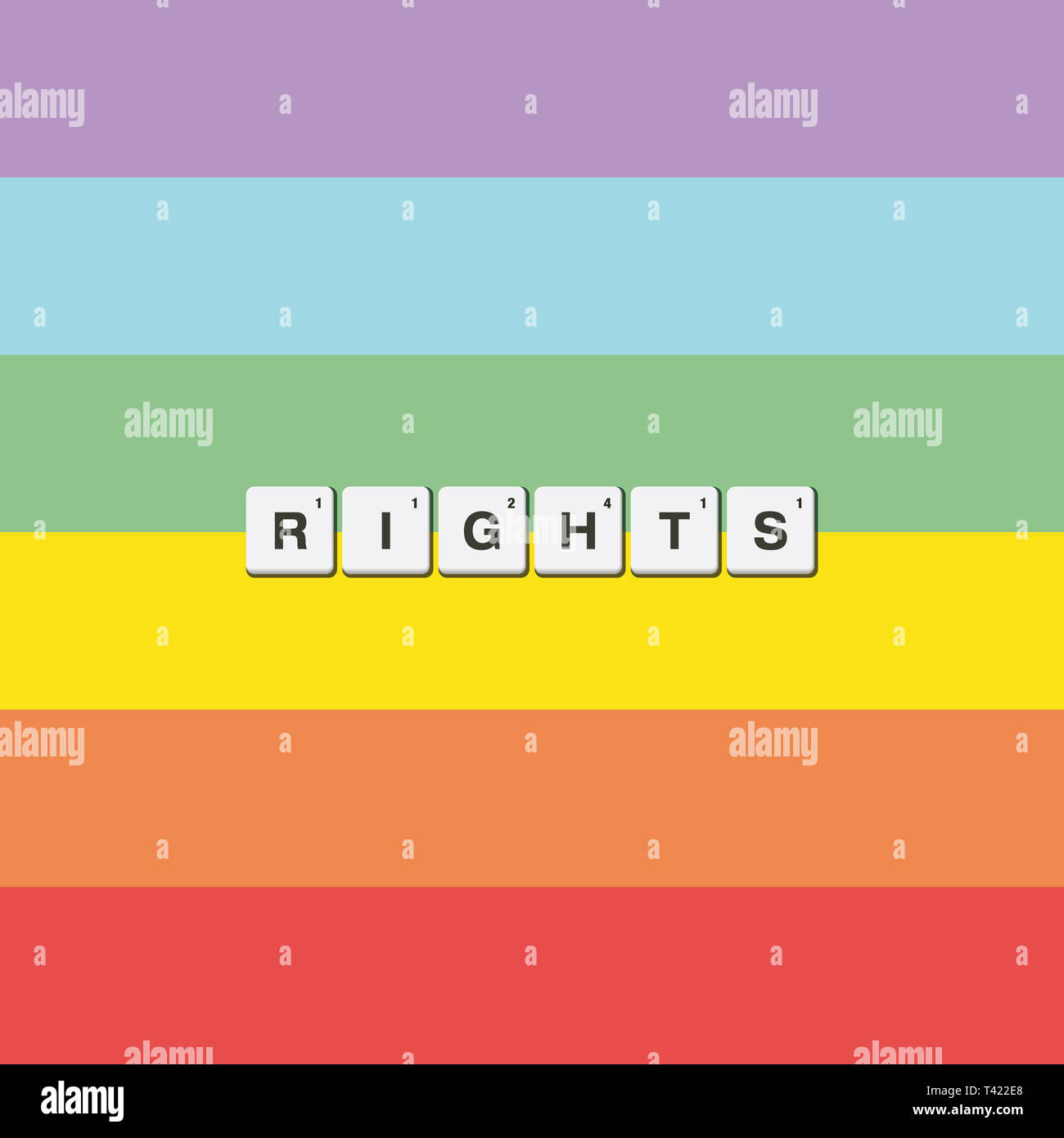 Rainbow letters hires stock photography and images Alamy