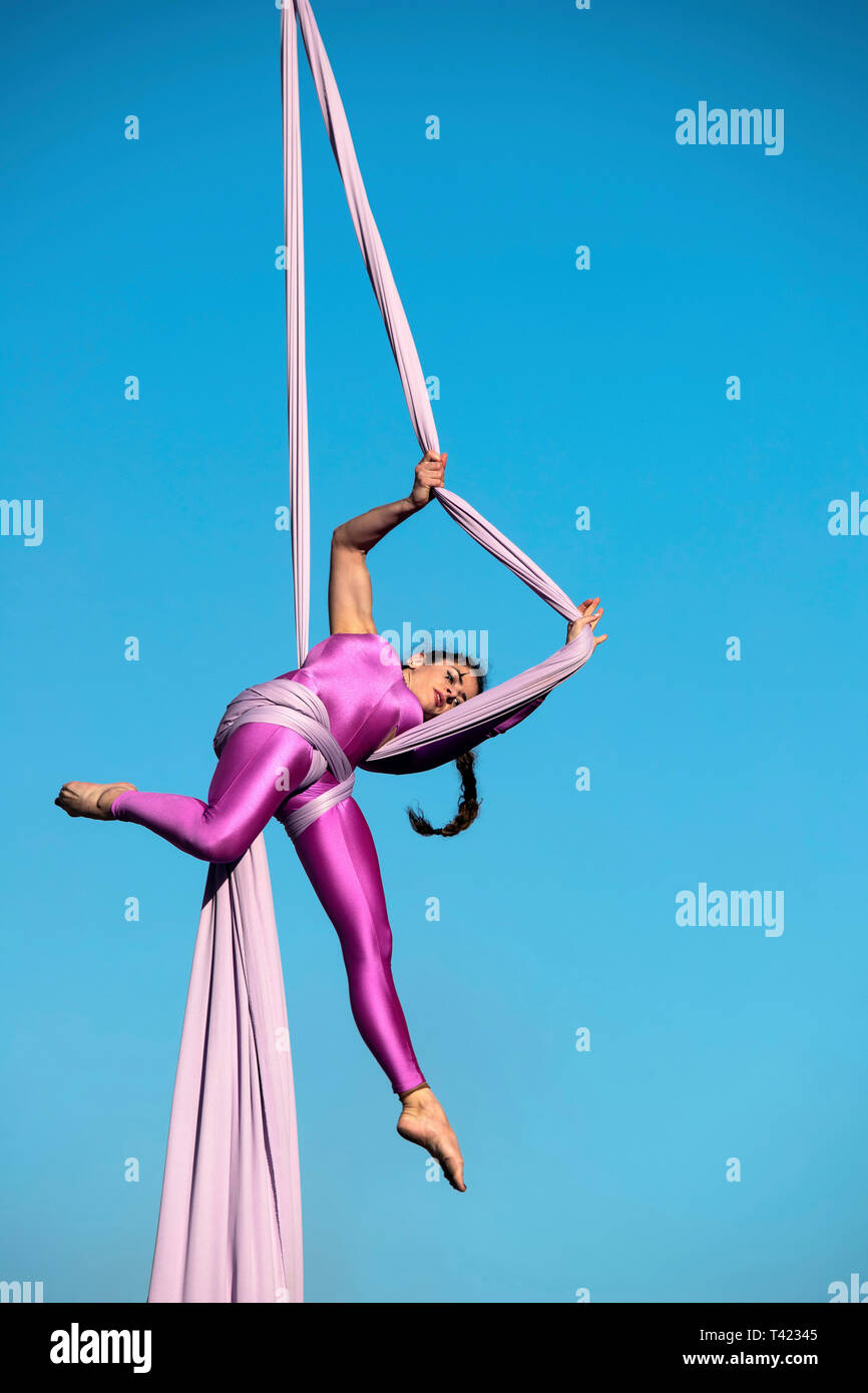 Rope dancing show during the Carnival of Ierapetra town, Lasithi, Crete