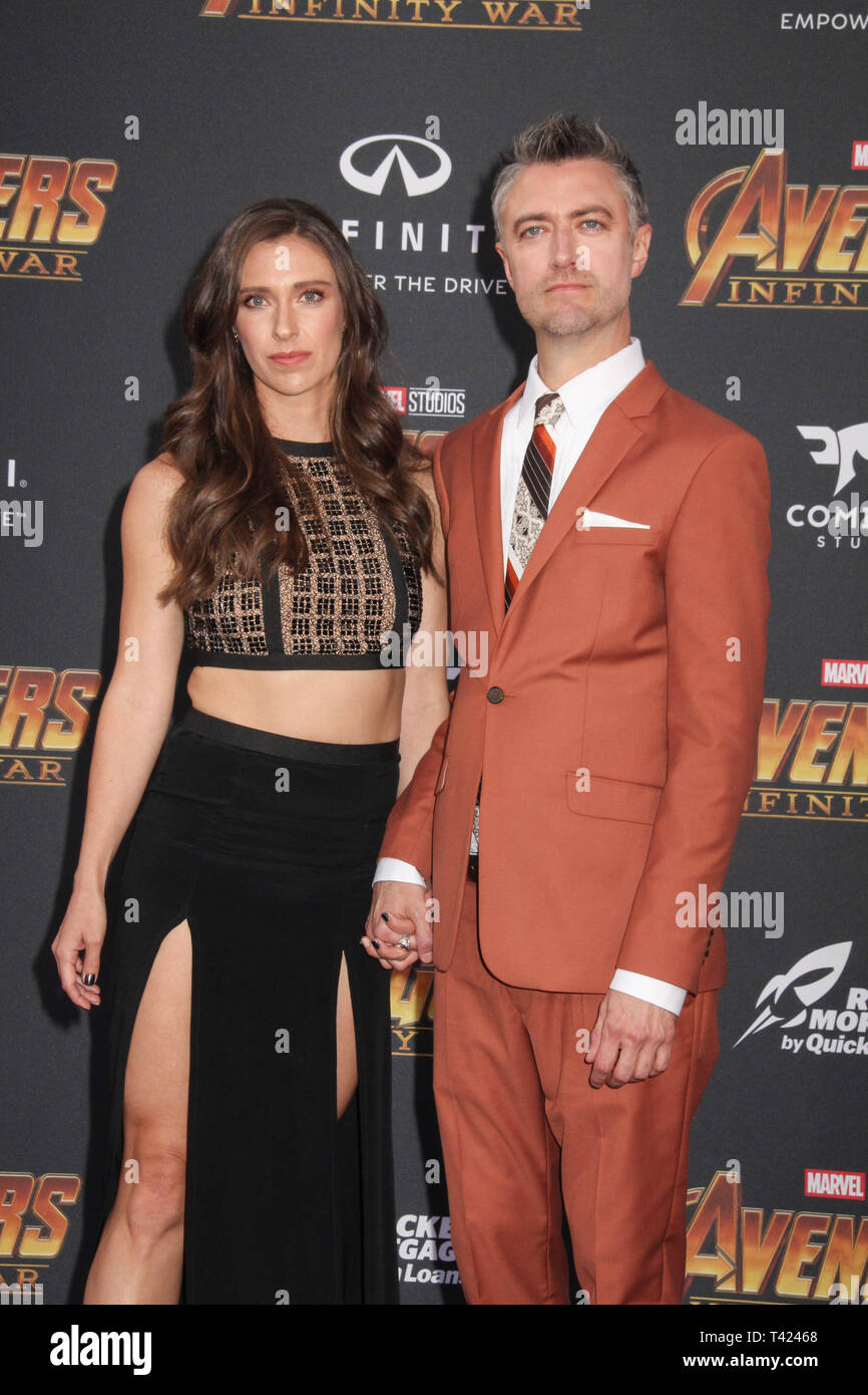 Hollywood, CA, USA. Natasha Halevi and Sean Gunn at Premiere Of Disney