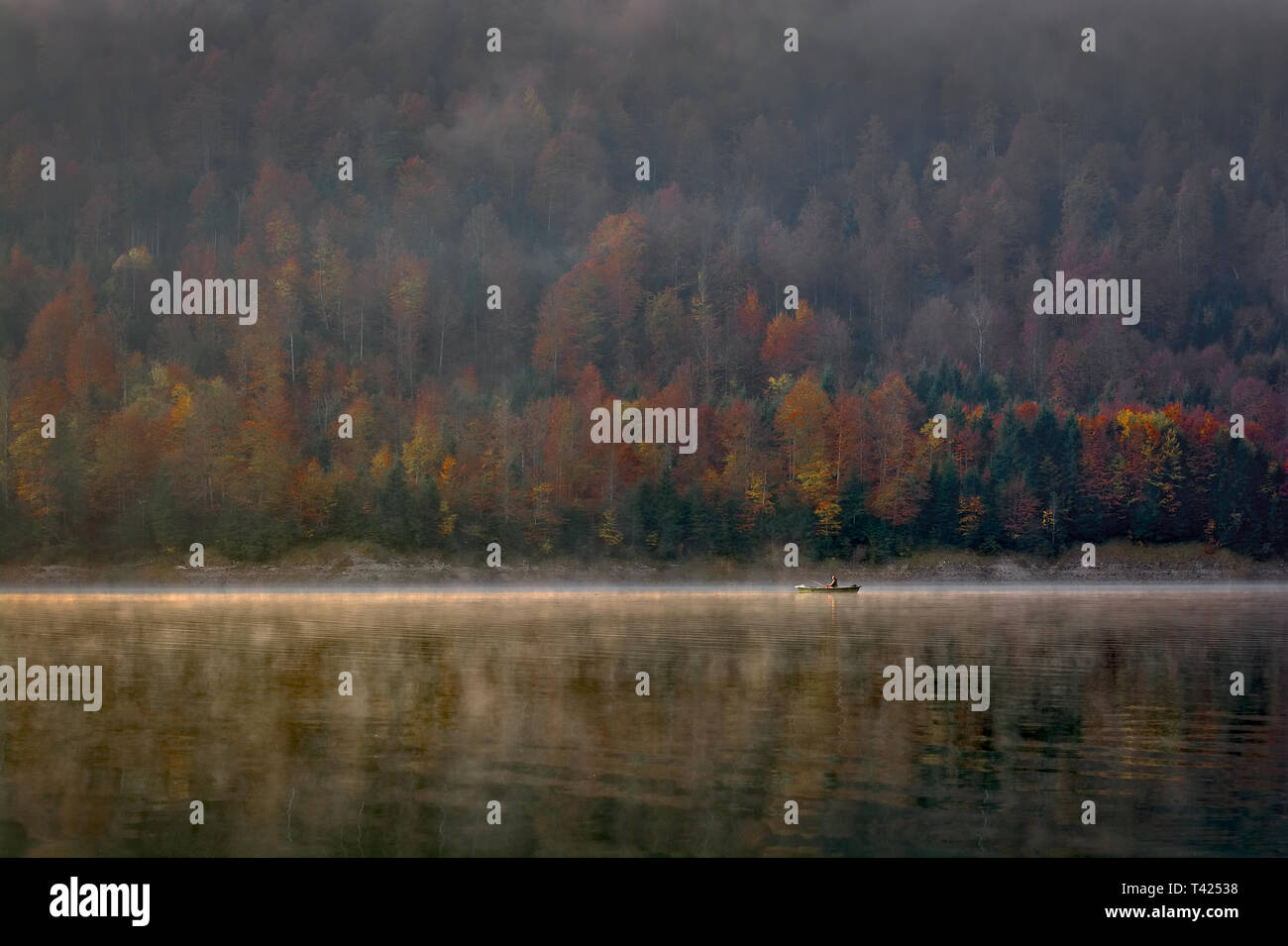 Lake Sylvenstein Stock Photo