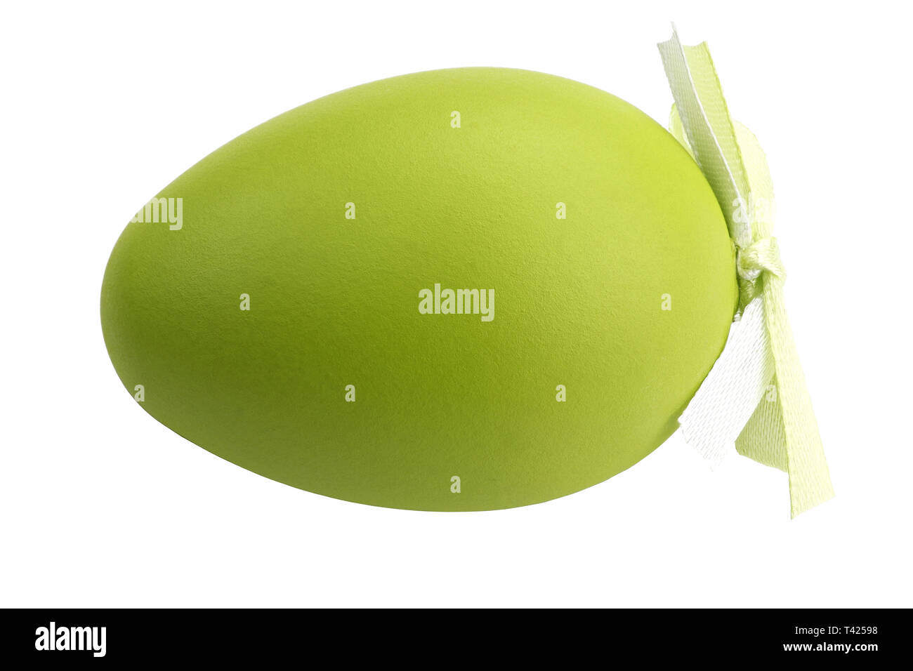 Close up of an green easter egg Stock Photo