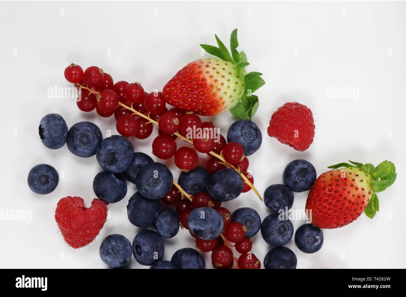 fresh mixed berries Stock Photo