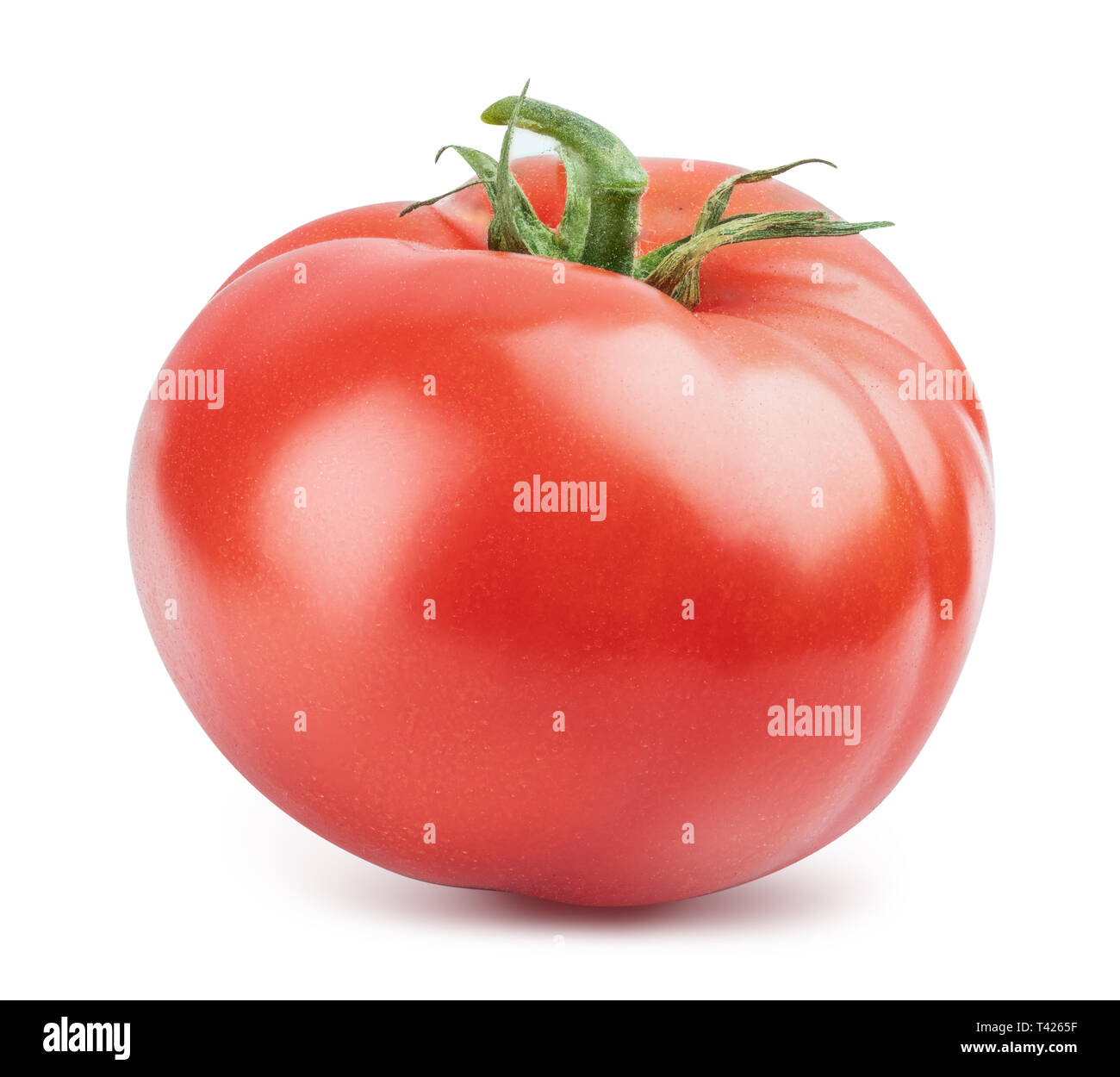 Tomato isolated on white background. Clipping path Stock Photo - Alamy