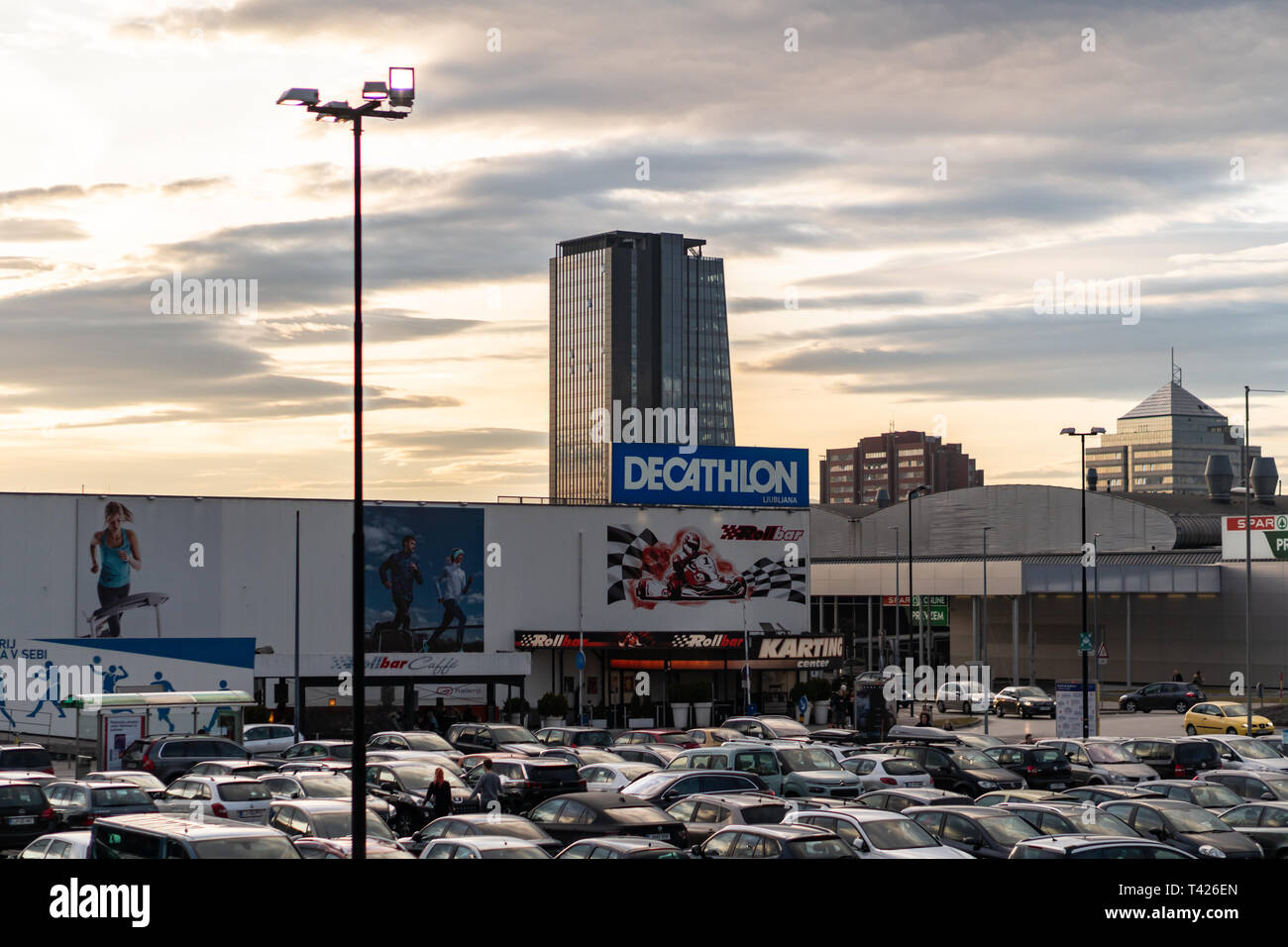 DECATHLON front store photo ,View of Decathlon Shop front The Sport  Complex, at TESCO Lotus Super Department store Stock Photo - Alamy