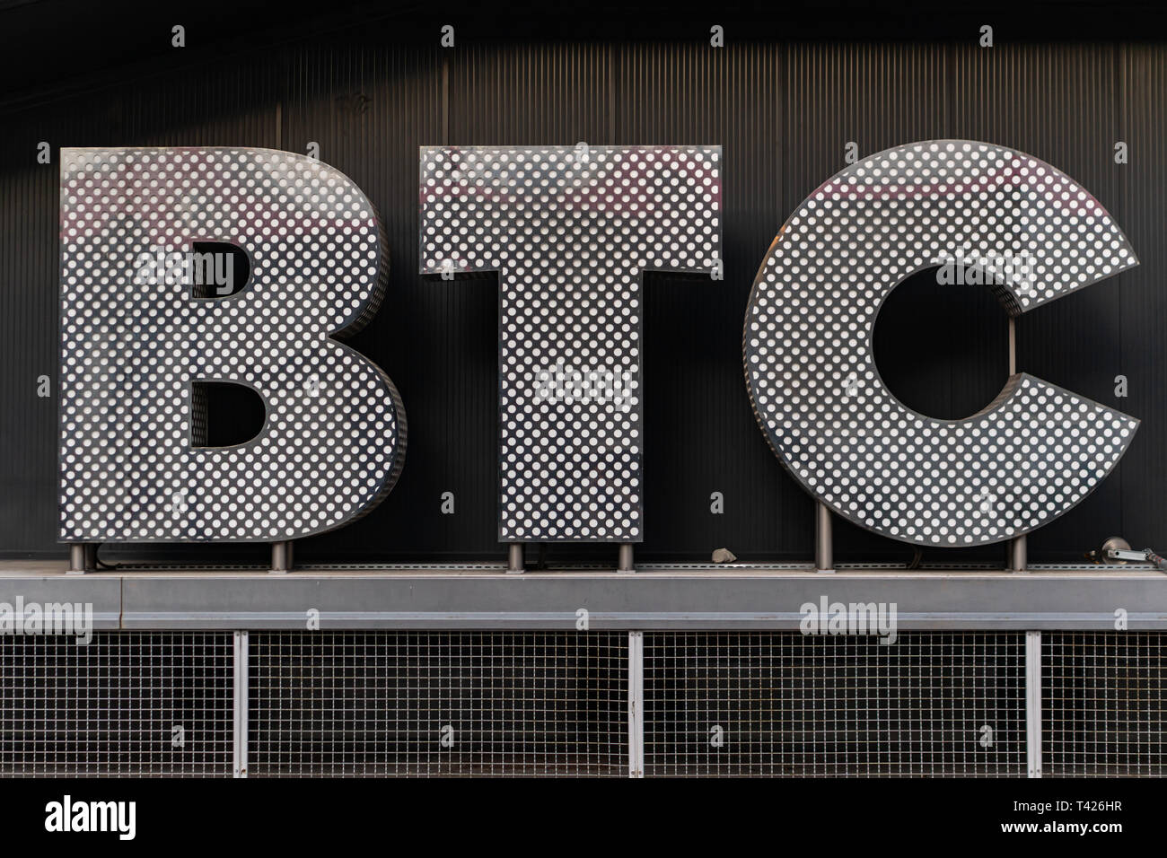Btc sign hi-res stock photography and images - Alamy