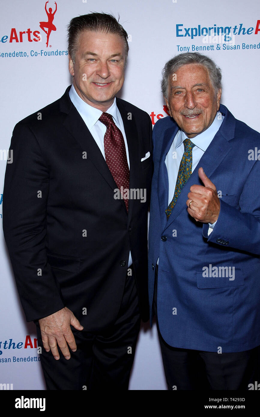 New York Usa 12 Apr 2019 Alec Baldwin Tony Bennett At The