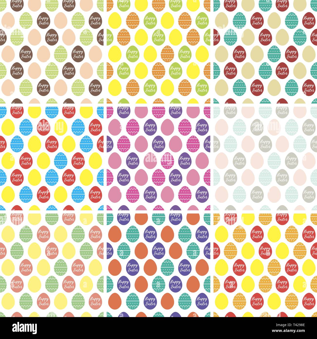 set festive background with eggs for decor, packaging, design. Vector background eggs easter. Stock Vector