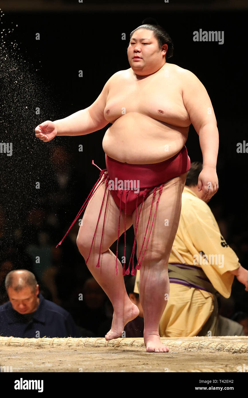 Kanagawa, Japan. 12th Apr, 2019. Tsurugisho Sumo : Kawasaki Sumo ...