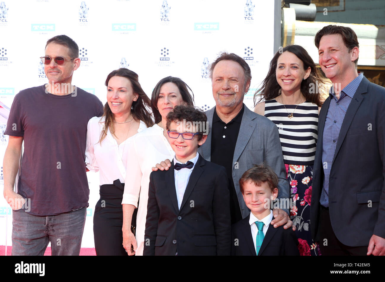 Hollywood, Ca. 12th Apr, 2019. Billy Crystal, Janice Crystal, Jennifer
