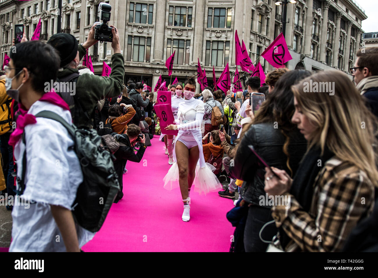 Circus of excess catwalk in oxford circus hi-res stock photography and ...