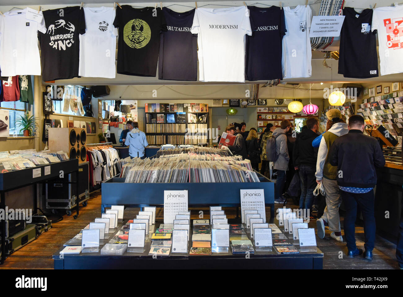 London Uk 13 April 2019 General View Of The Interior Of Phonica Records Analogue Music Fans You can contact phonica records via email at customerservice@phonicarecords.com or by telephone on 02070256071. alamy