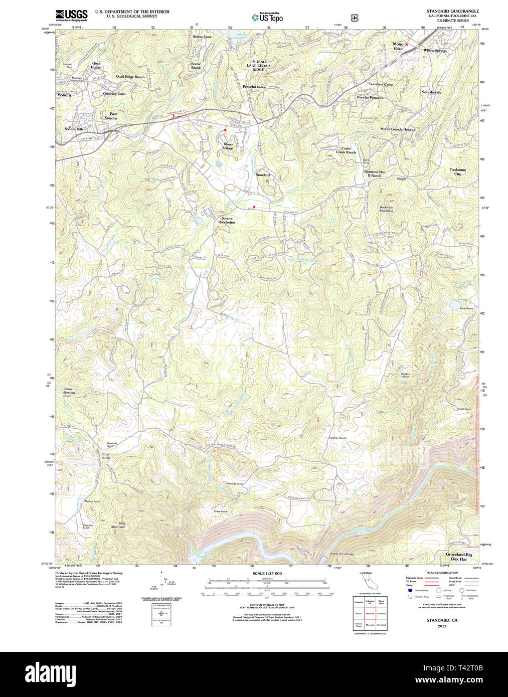 Topographic map california Cut Out Stock Images & Pictures Alamy